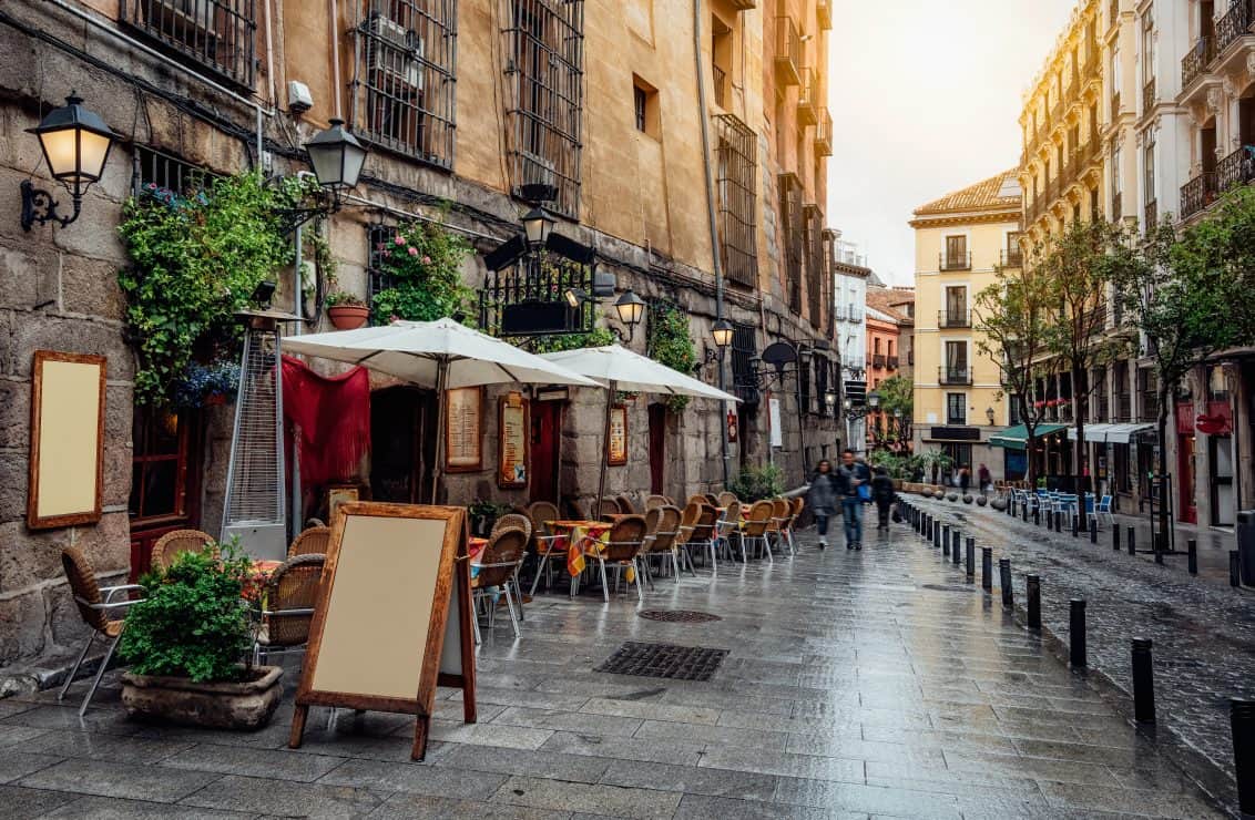Madrid, Spanien, Corona-Krise,